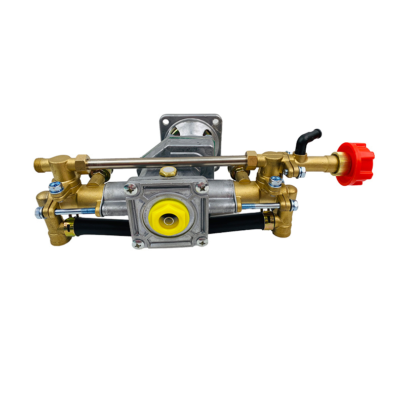 High-pressure stainless steel pipe with a (standard) copper pump