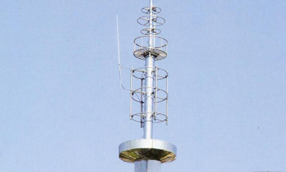 Why are iron towers used for monitoring in the wilderness?